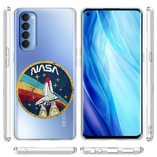 Чехол BoxFace OPPO Reno 4 Pro Space Shuttle NASA