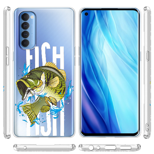 Чехол BoxFace OPPO Reno 4 Pro Bass fish