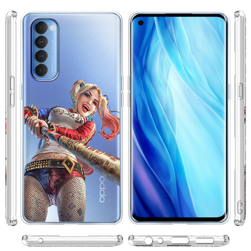 Чехол BoxFace OPPO Reno 4 Pro Happy Harley Quinn