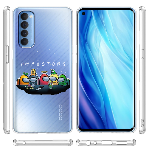 Чехол BoxFace OPPO Reno 4 Pro Among Us Impostors