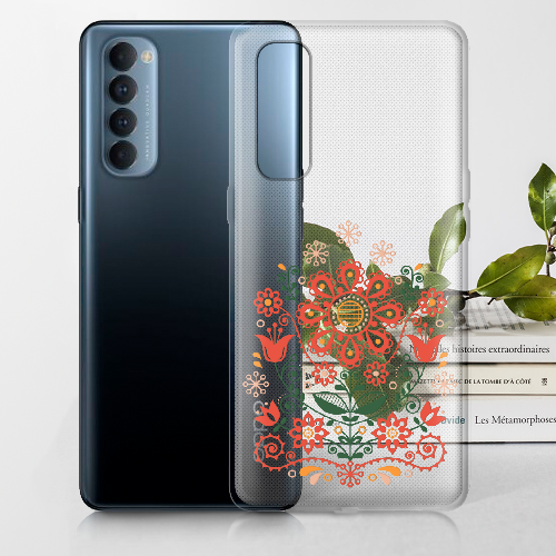 Чехол BoxFace OPPO Reno 4 Pro Ukrainian Ornament