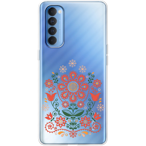 Чехол BoxFace OPPO Reno 4 Pro Ukrainian Ornament