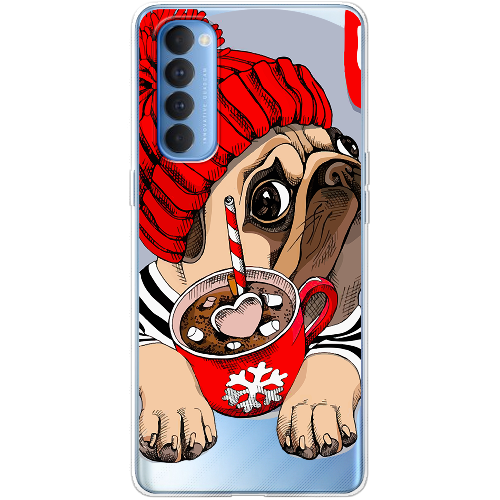 Чехол BoxFace OPPO Reno 4 Pro Winter Puggy