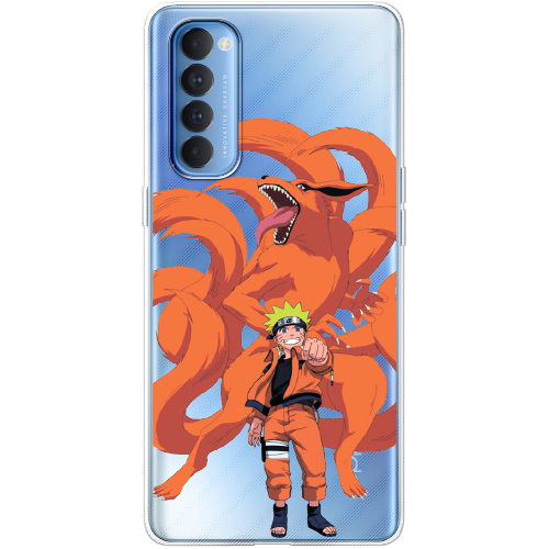 Чехол BoxFace OPPO Reno 4 Pro Naruto and Kurama