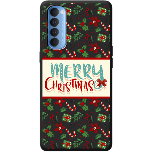 Чехол BoxFace OPPO Reno 4 Pro Vintage Christmas Congratulation