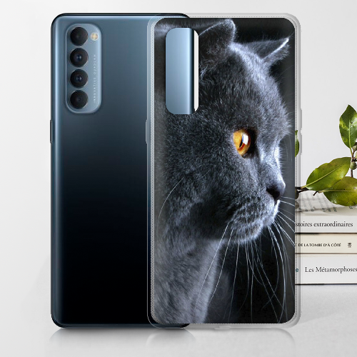 Чехол BoxFace OPPO Reno 4 Pro English cat