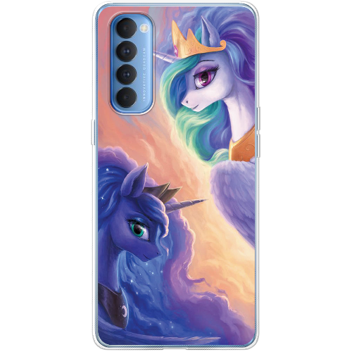 Чехол BoxFace OPPO Reno 4 Pro My Little Pony Rarity Princess Luna