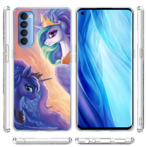 Чехол BoxFace OPPO Reno 4 Pro My Little Pony Rarity Princess Luna