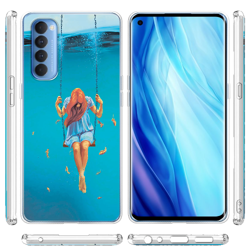 Чехол BoxFace OPPO Reno 4 Pro Girl In The Sea