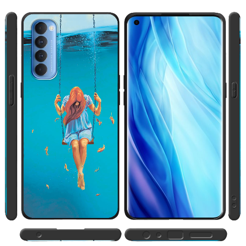 Чехол BoxFace OPPO Reno 4 Pro Girl In The Sea