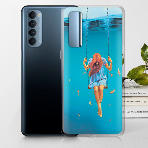 Чехол BoxFace OPPO Reno 4 Pro Girl In The Sea