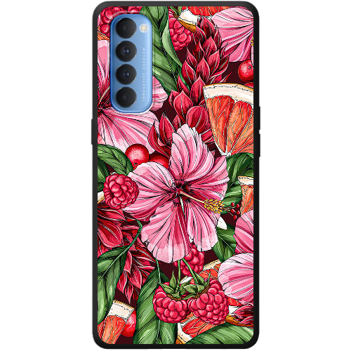 Чехол BoxFace OPPO Reno 4 Pro Tropical Flowers