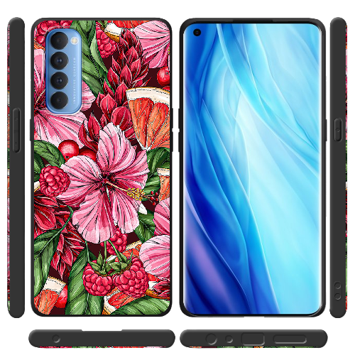 Чехол BoxFace OPPO Reno 4 Pro Tropical Flowers