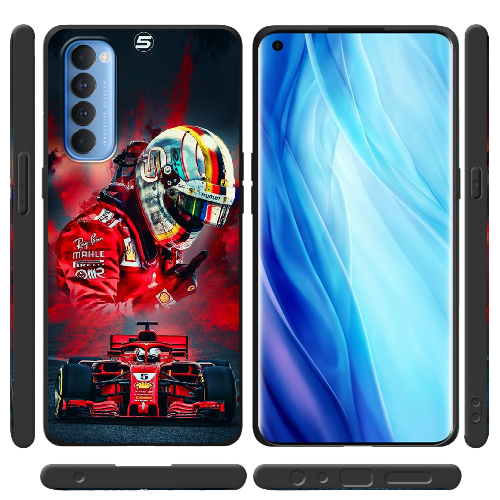 Чехол BoxFace OPPO Reno 4 Pro Racing Car