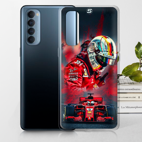 Чехол BoxFace OPPO Reno 4 Pro Racing Car