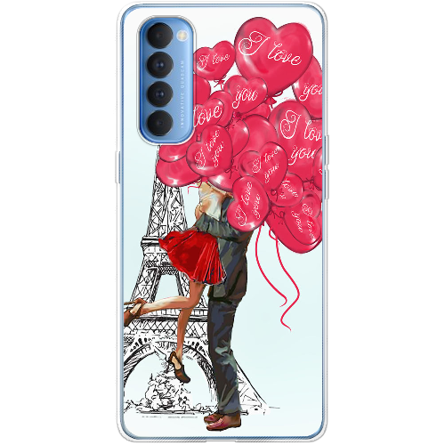 Чехол BoxFace OPPO Reno 4 Pro Love in Paris