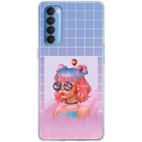 Чехол BoxFace OPPO Reno 4 Pro Girl in the Clouds