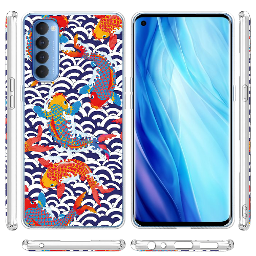 Чехол BoxFace OPPO Reno 4 Pro Koi Fish