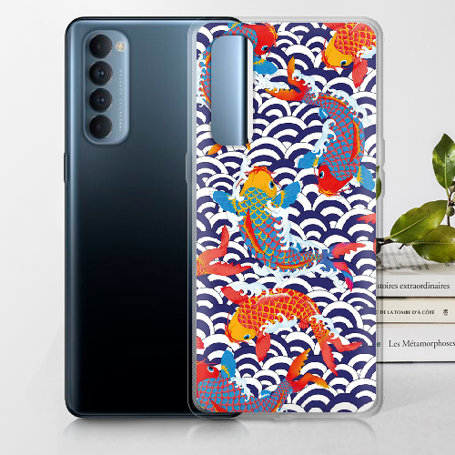 Чехол BoxFace OPPO Reno 4 Pro Koi Fish