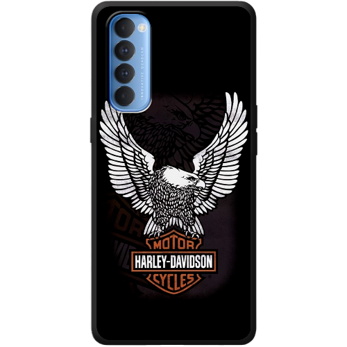 Чехол BoxFace OPPO Reno 4 Pro Harley Davidson and eagle