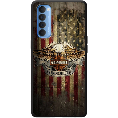 Чехол BoxFace OPPO Reno 4 Pro Harley Davidson An American Legend