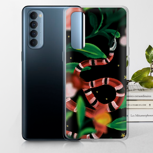 Чехол BoxFace OPPO Reno 4 Pro Red Snake