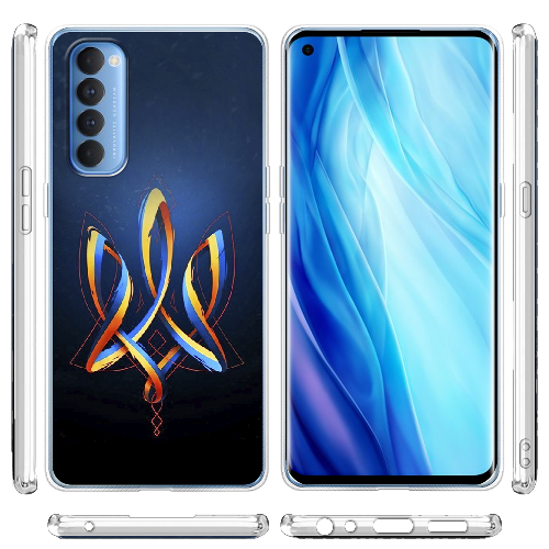 Чехол BoxFace OPPO Reno 4 Pro Ukrainian Emblem