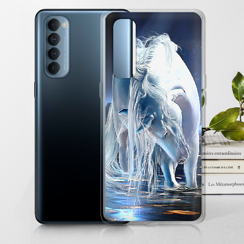 Чехол BoxFace OPPO Reno 4 Pro White Horse