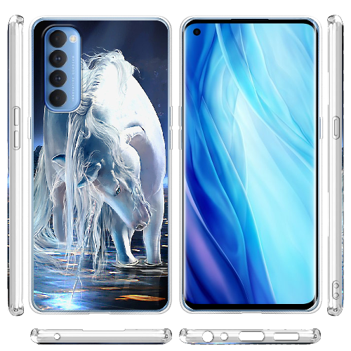 Чехол BoxFace OPPO Reno 4 Pro White Horse