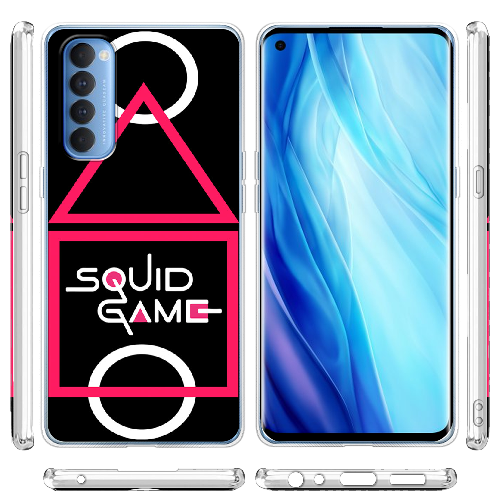 Чехол BoxFace OPPO Reno 4 Pro siquid game поле для игры в кальмара