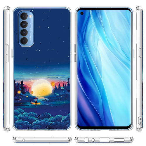 Чехол BoxFace OPPO Reno 4 Pro Спокойной ночи