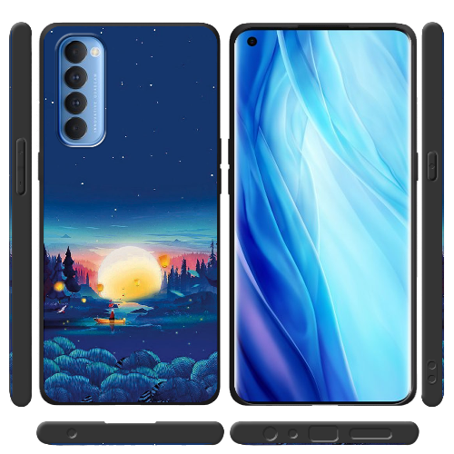 Чехол BoxFace OPPO Reno 4 Pro Спокойной ночи