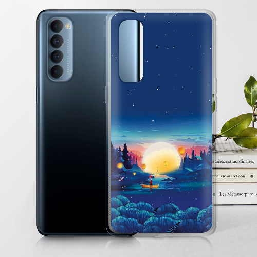 Чехол BoxFace OPPO Reno 4 Pro Спокойной ночи