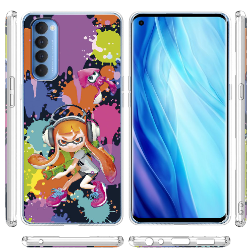 Чехол BoxFace OPPO Reno 4 Pro Splatoon Inklings