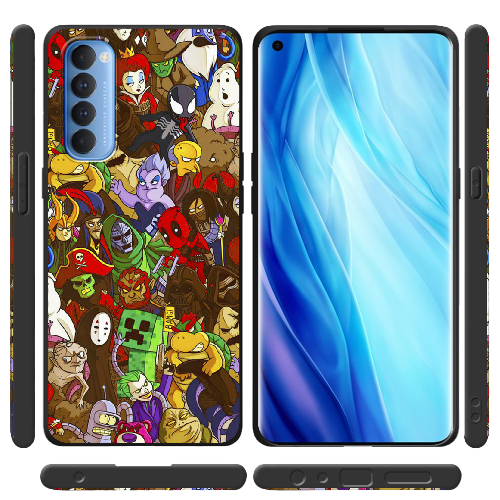 Чехол BoxFace OPPO Reno 4 Pro Злодеи