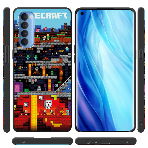 Чехол BoxFace OPPO Reno 4 Pro Minecraft Lode Runner