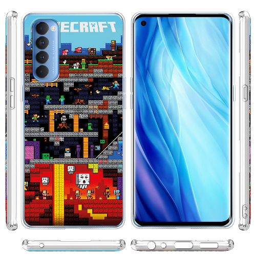 Чехол BoxFace OPPO Reno 4 Pro Minecraft Lode Runner