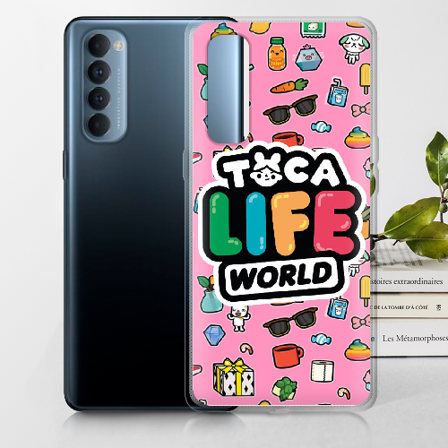 Чехол BoxFace OPPO Reno 4 Pro Toca Boca Life World