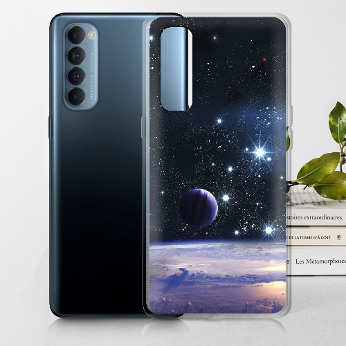 Чехол BoxFace OPPO Reno 4 Pro Space Landscape