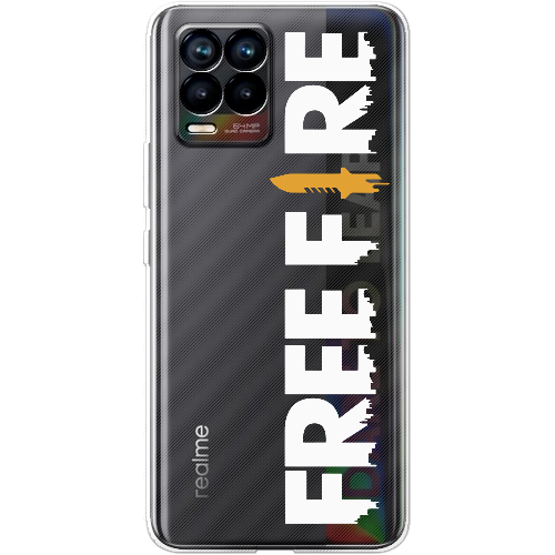 Чехол BoxFace Realme 8 Белый Free Fire