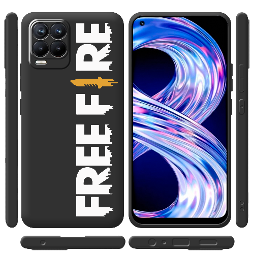 Чехол BoxFace Realme 8 Белый Free Fire