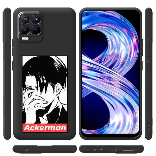 Чехол BoxFace Realme 8 Attack On Titan - Ackerman