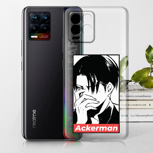 Чехол BoxFace Realme 8 Attack On Titan - Ackerman