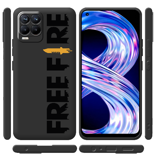 Чехол BoxFace Realme 8 Черный Free Fire