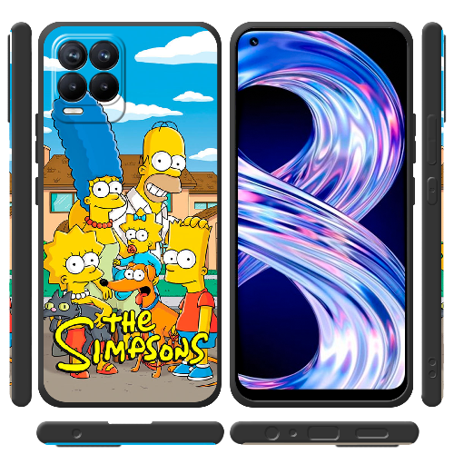 Чехол BoxFace Realme 8 the simpsons