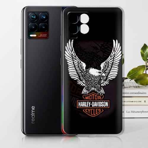 Чехол BoxFace Realme 8 Harley Davidson and eagle