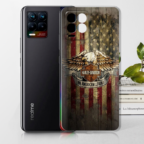 Чехол BoxFace Realme 8 Harley Davidson An American Legend