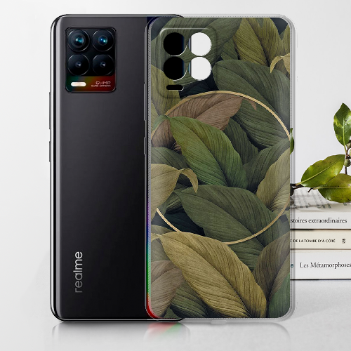 Чехол BoxFace Realme 8 Green Leaf