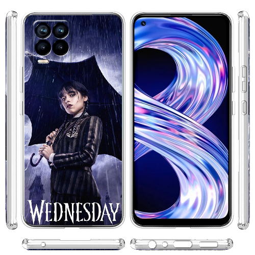 Чехол BoxFace Realme 8 Wednesday Addams