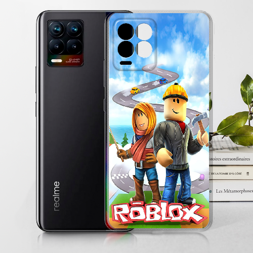 Чехол BoxFace Realme 8 Roblox Білдерман